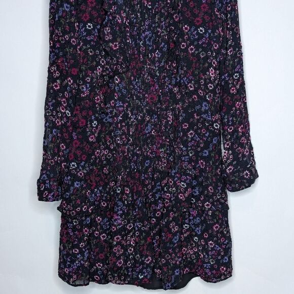 REISS Carey Floral Printed Ruffle Mini Dress - Picture 7 of 13